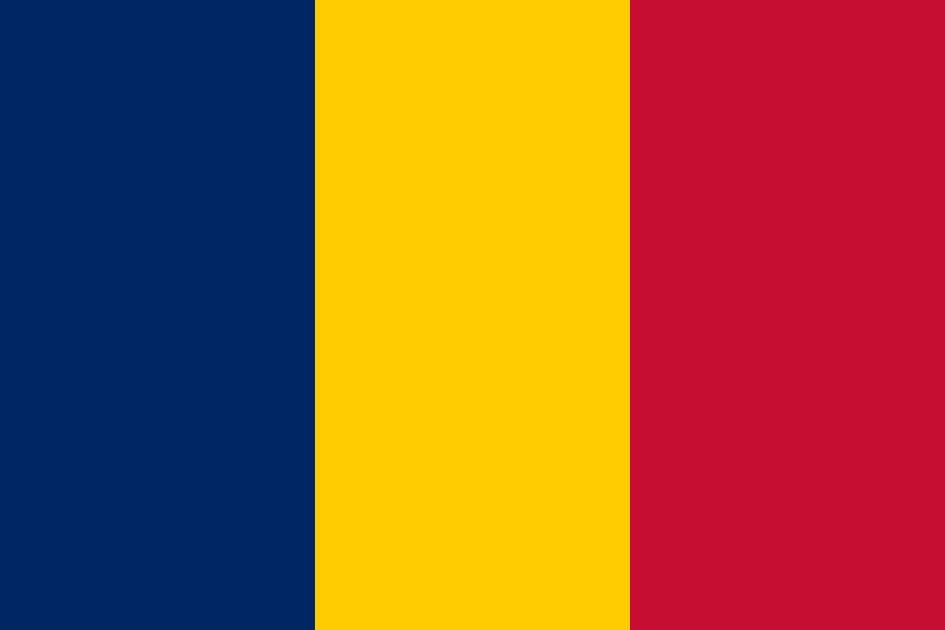 Hier sehen Sie die Flagge vom Tschad
