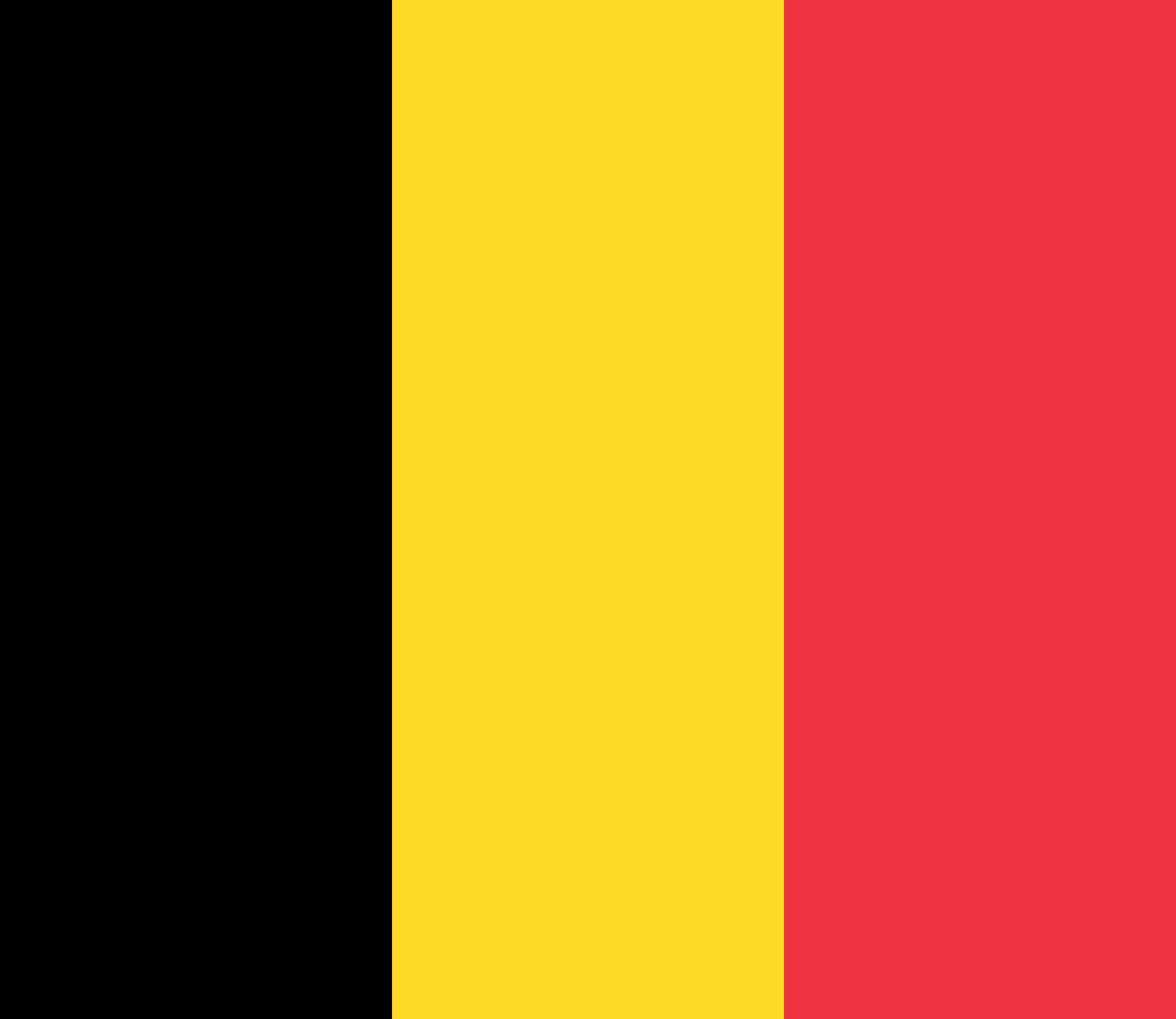 Hier sehen Sie die Flagge von Belgien