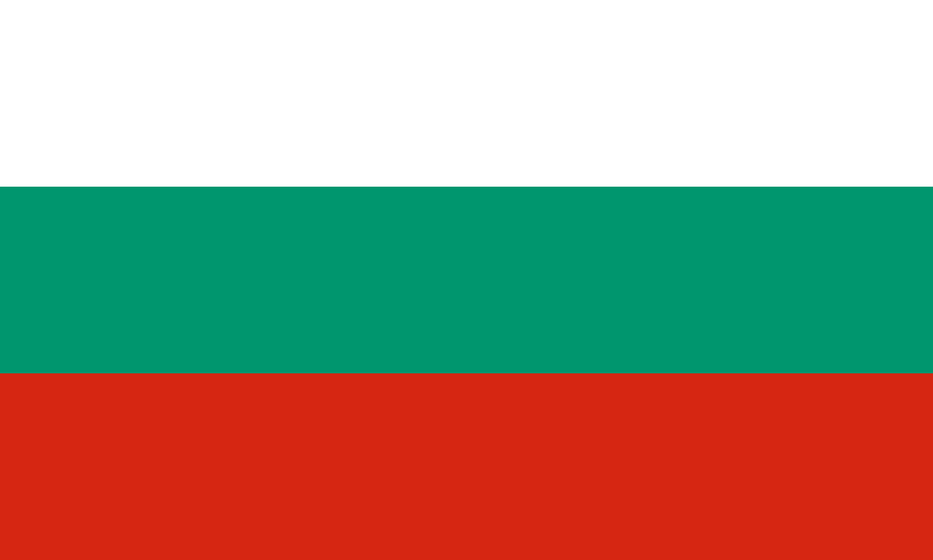 Hier sehen Sie die Flagge von Bulgarien