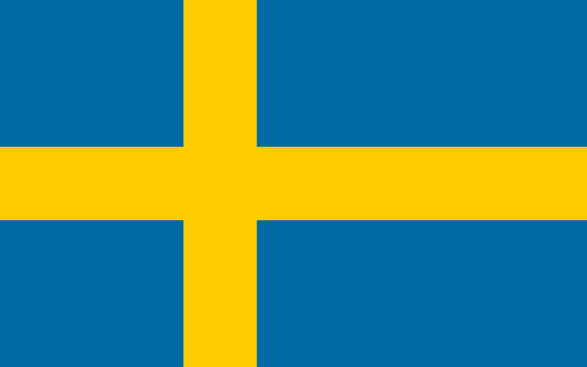 Hier sehen Sie die Flagge von Schweden