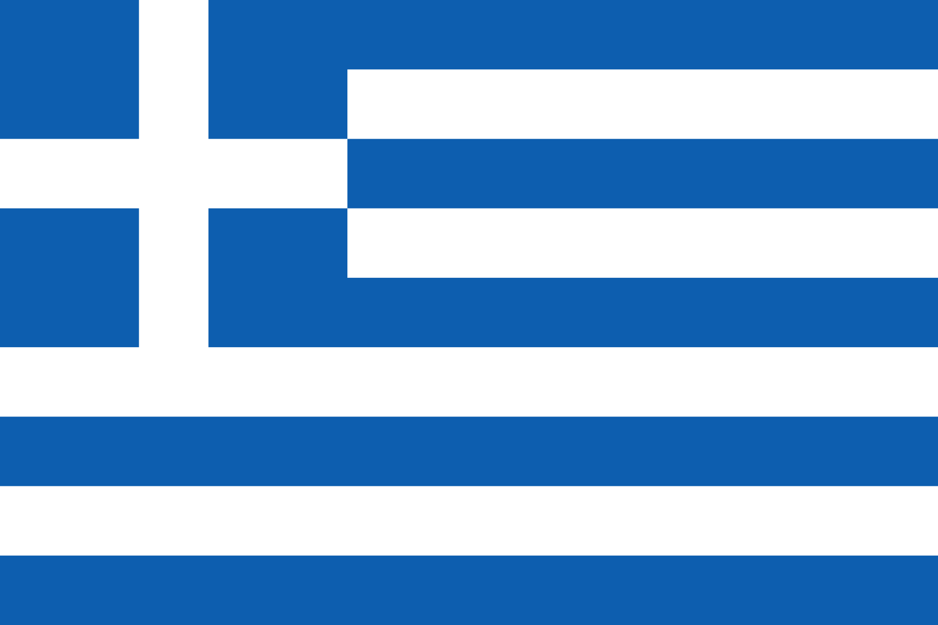 Hier sehen Sie die Flagge von Griechenland