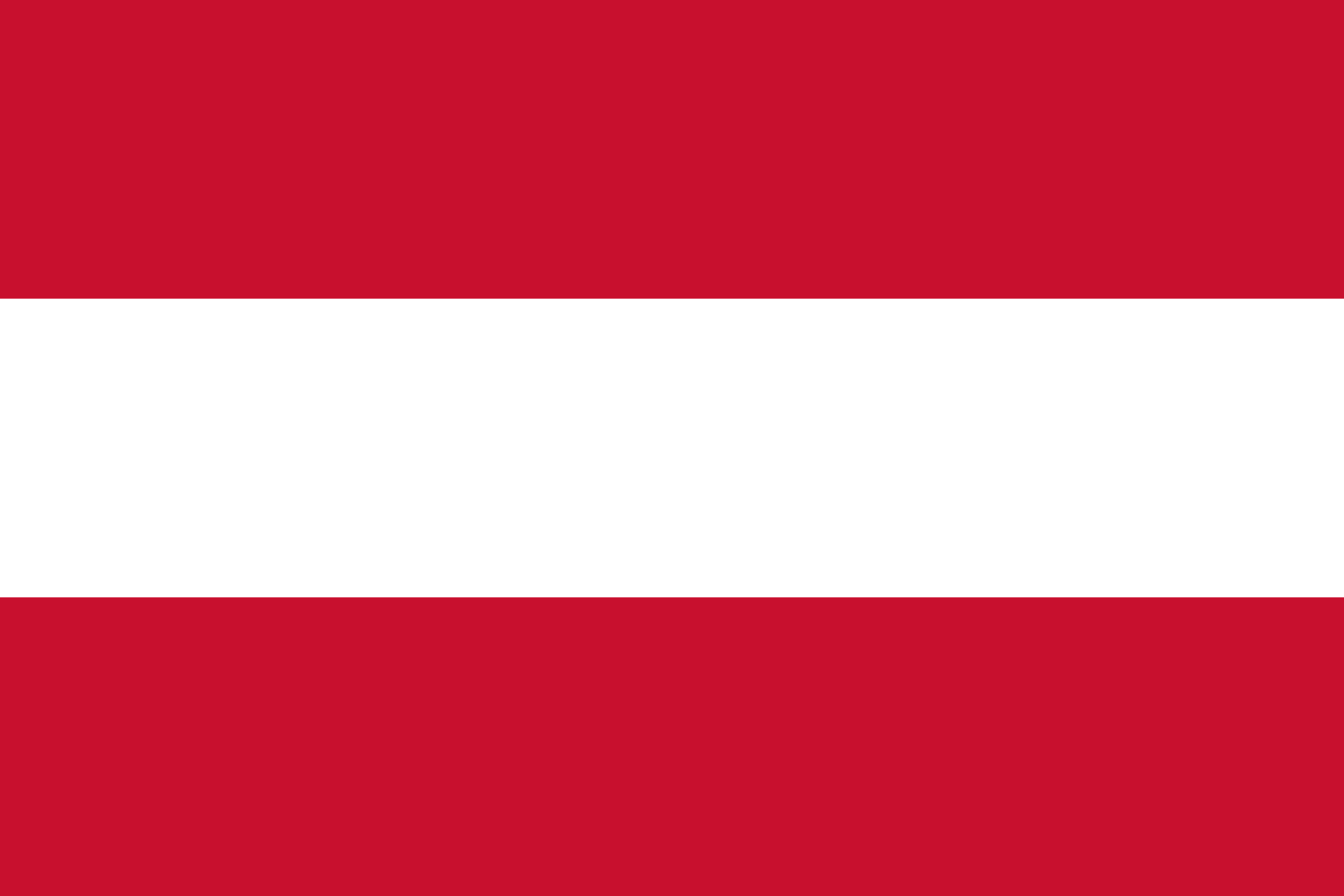 Hier sehen Sie die Flagge von Österreich
