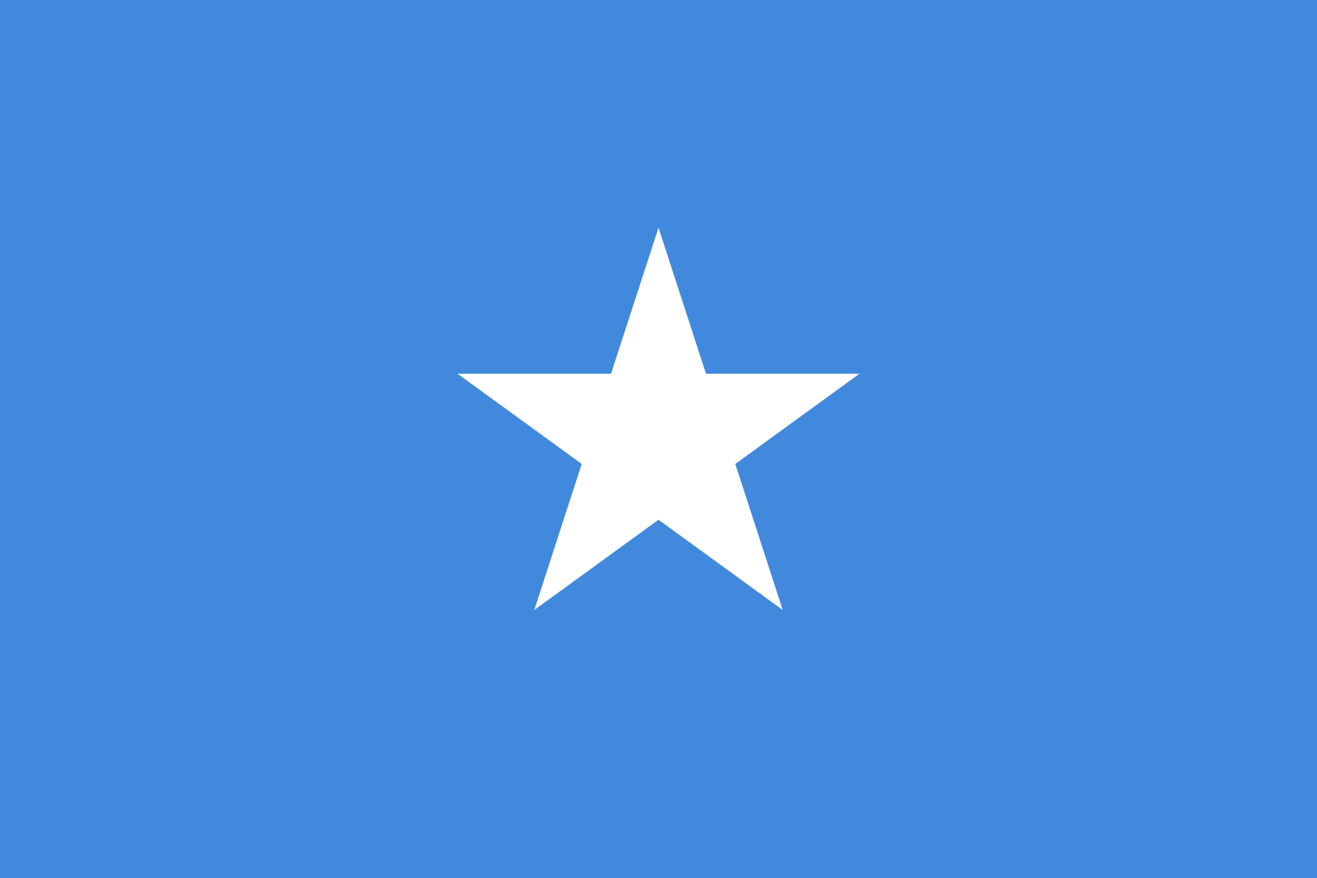 Hier sehen Sie die Flagge von Somalia