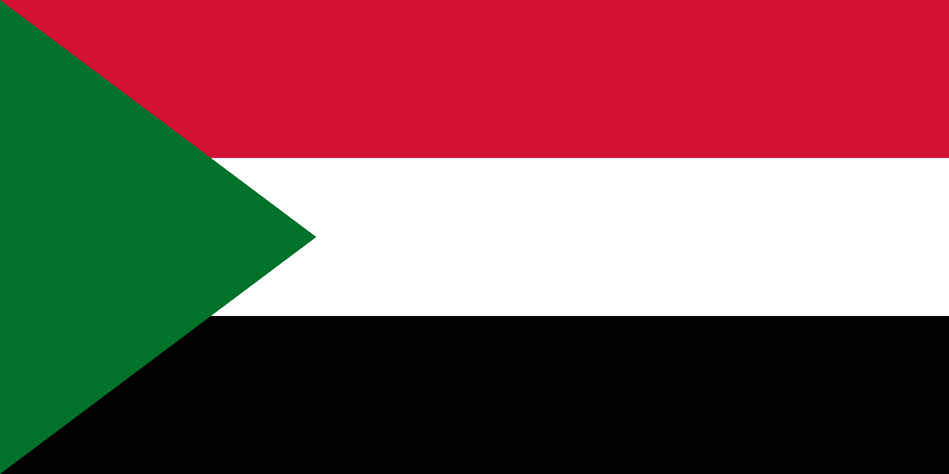 Hier sehen Sie die Flagge vom Sudan