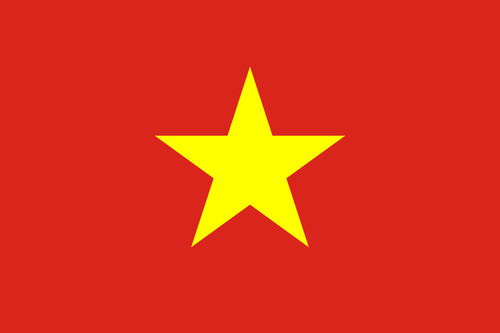 Hier sehen Sie die Flagge von Vietnam